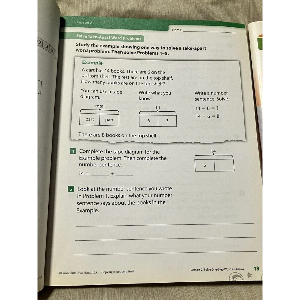 Ready Mathematics 2 And 3 Practice And Problem Solving Home School Textbook - Picture 5 of 12